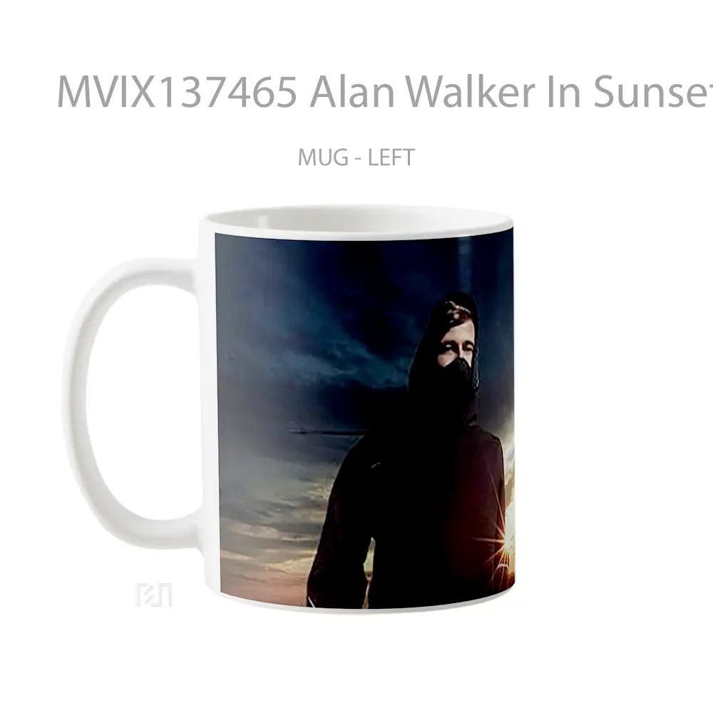 Mug Alan Walker In Sunset Landscape Gelas Pemandangan Alam - All-side / Desain