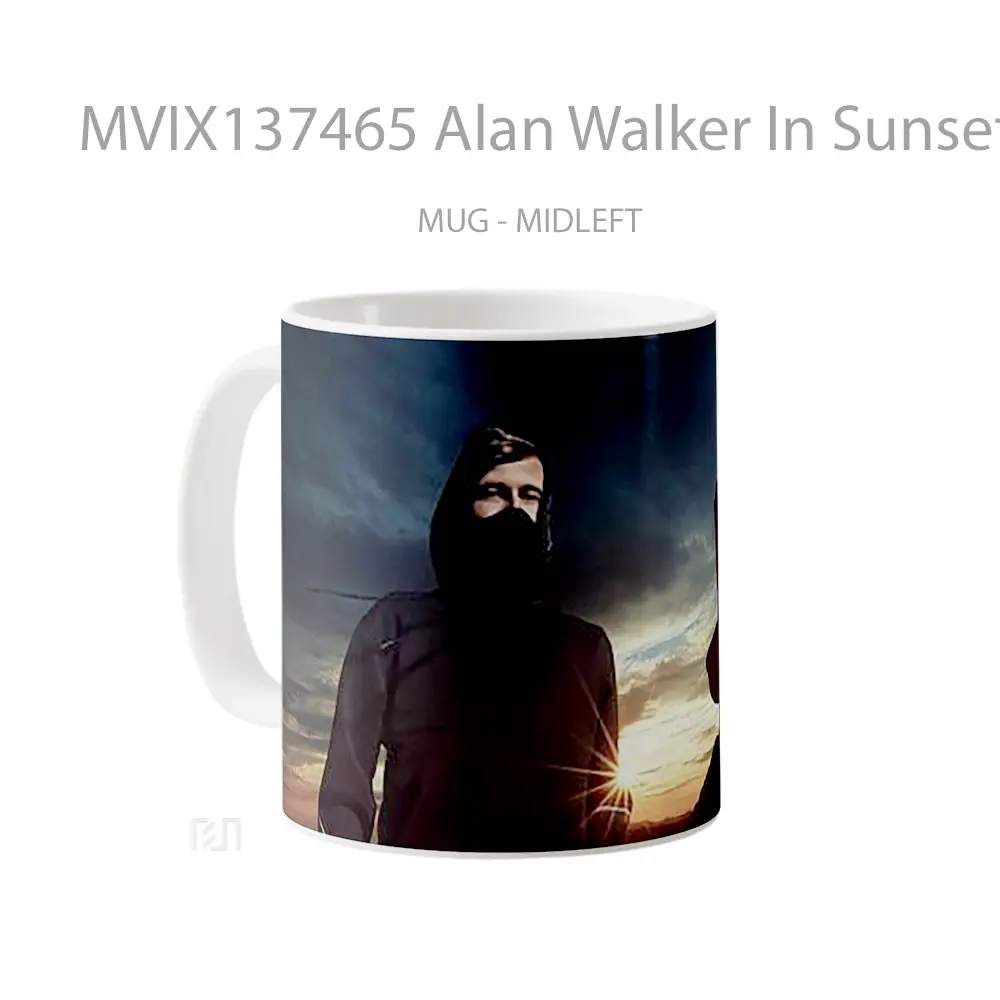 Mug Alan Walker In Sunset Landscape Gelas Pemandangan Alam - All-side / Desain