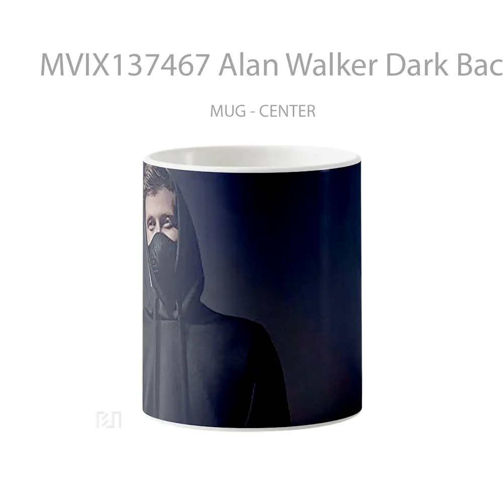 Mug Alan Walker Dark Background Gelas Keramik Unik