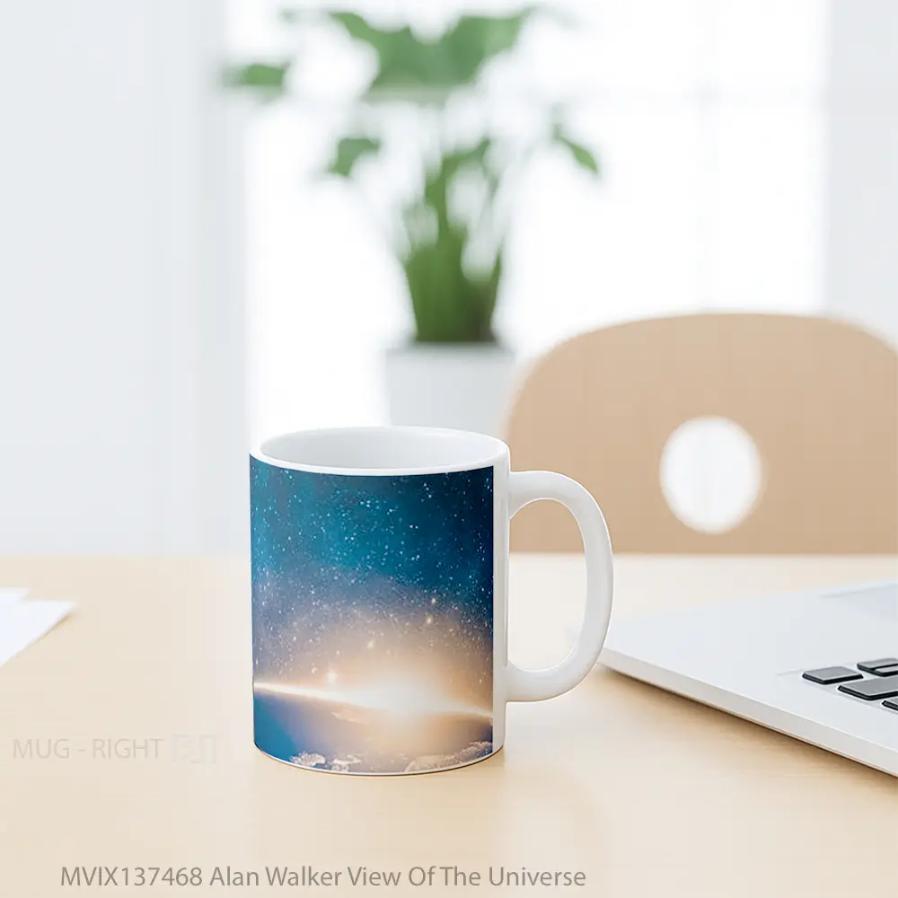 Mug Alan Walker View Of The Universe Gelas Astronomi - All-side / Desain