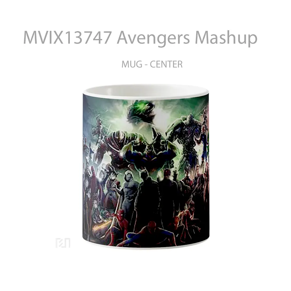 Mug Avengers Mashup Gelas Superhero