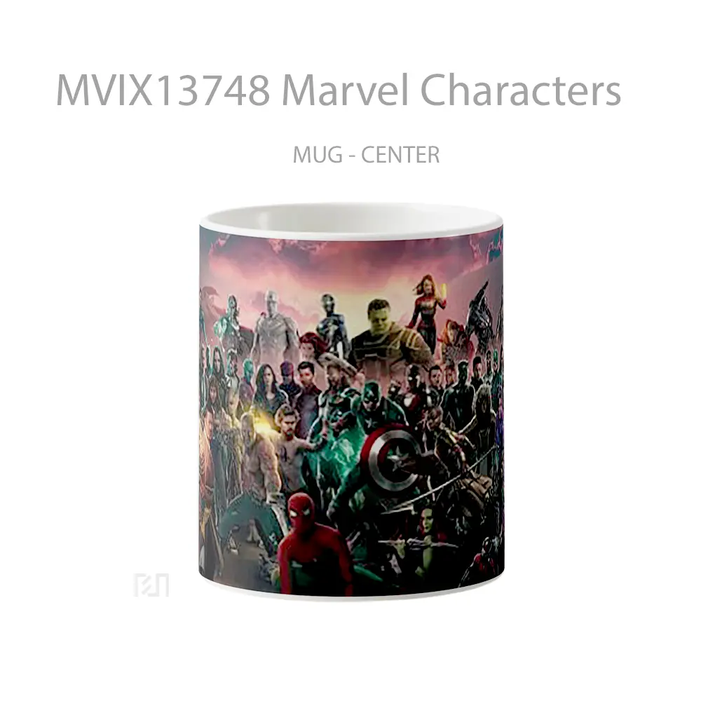 Mug Marvel Characters Gelas Superhero
