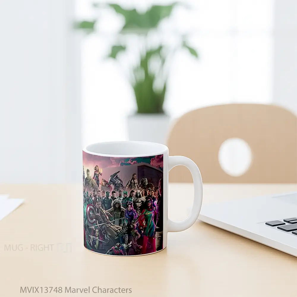 Mug Marvel Characters Gelas Superhero - All-side / Desain