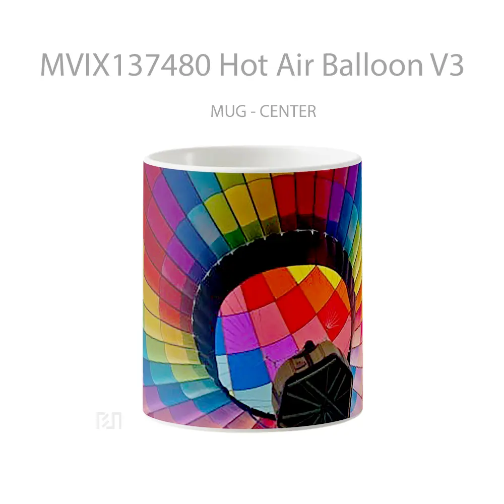 Mug Hot Air Balloon V3 Gelas Keramik Unik