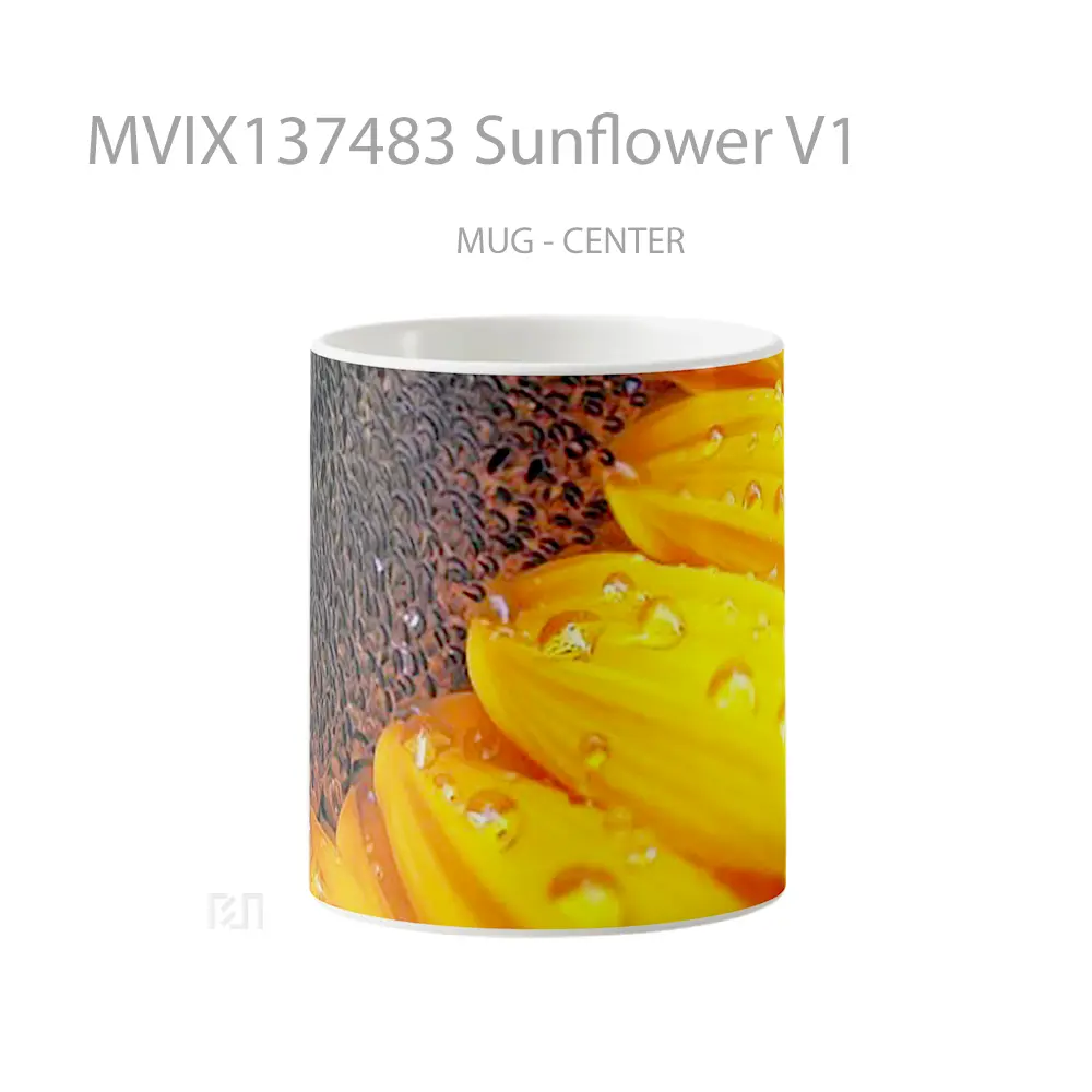 Mug Sunflower V1 Gelas Keramik Unik