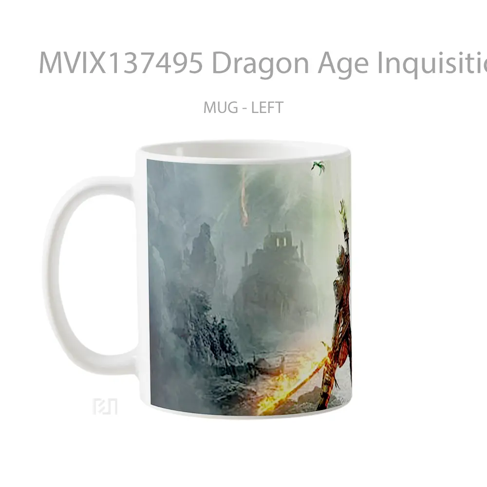 Mug Dragon Age Inquisition Gelas Fantasi - All-side / Desain