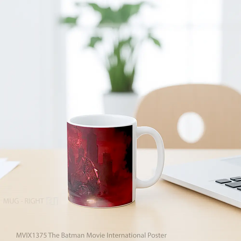 Mug The Batman Movie International Poster Gelas Superhero - All-side / Desain