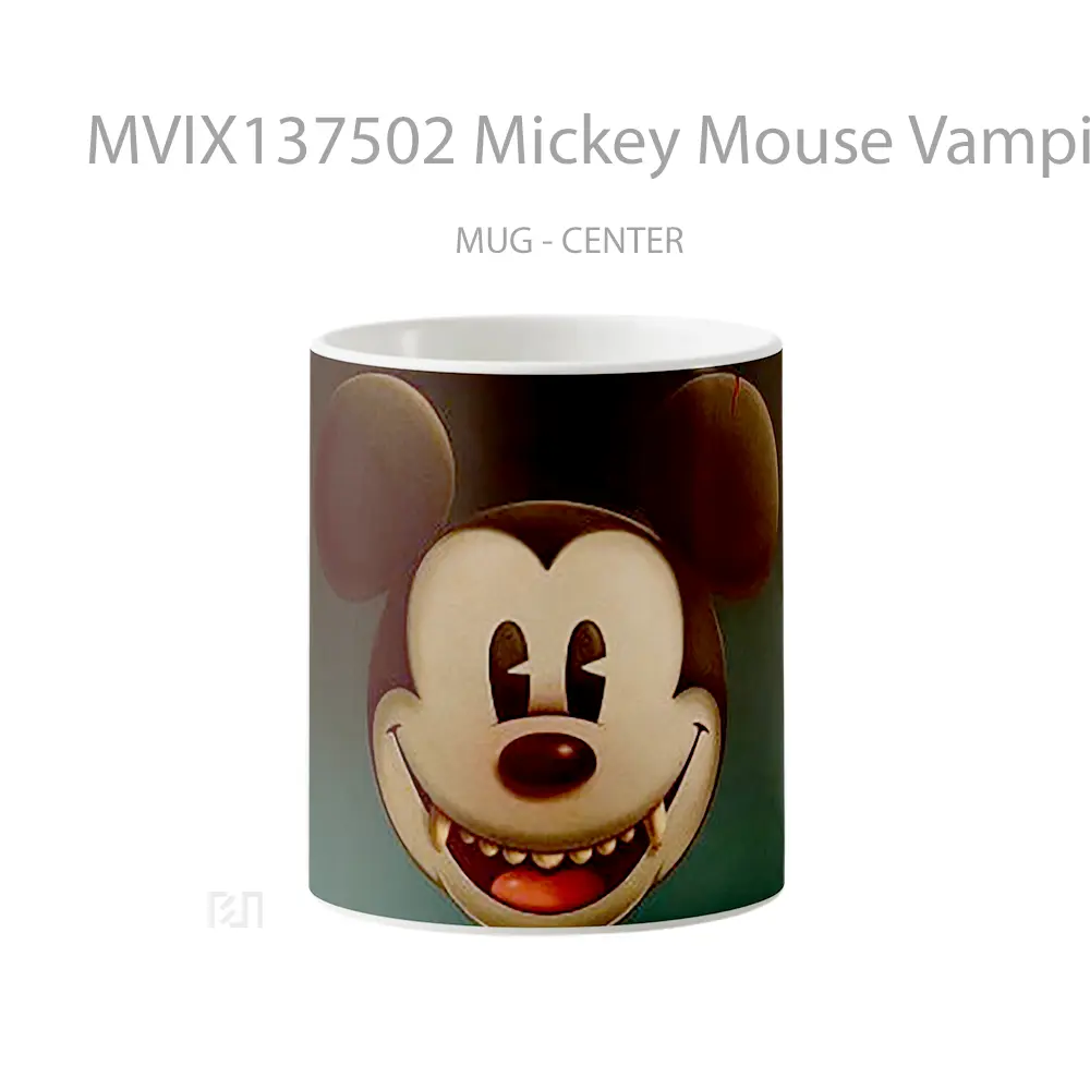 Mug Mickey Mouse Vampire Gelas Fantasi