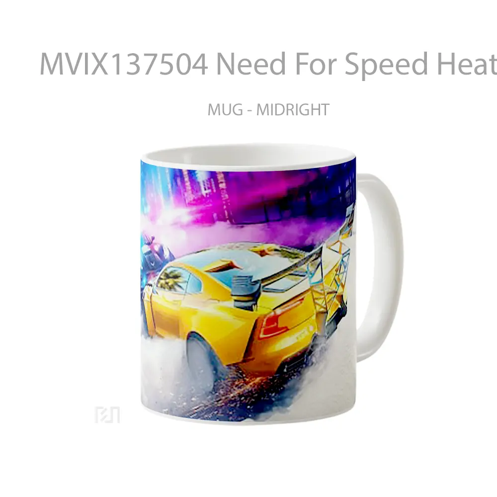 Mug Need For Speed Heat Game Cangkir Gamer - All-side / Desain