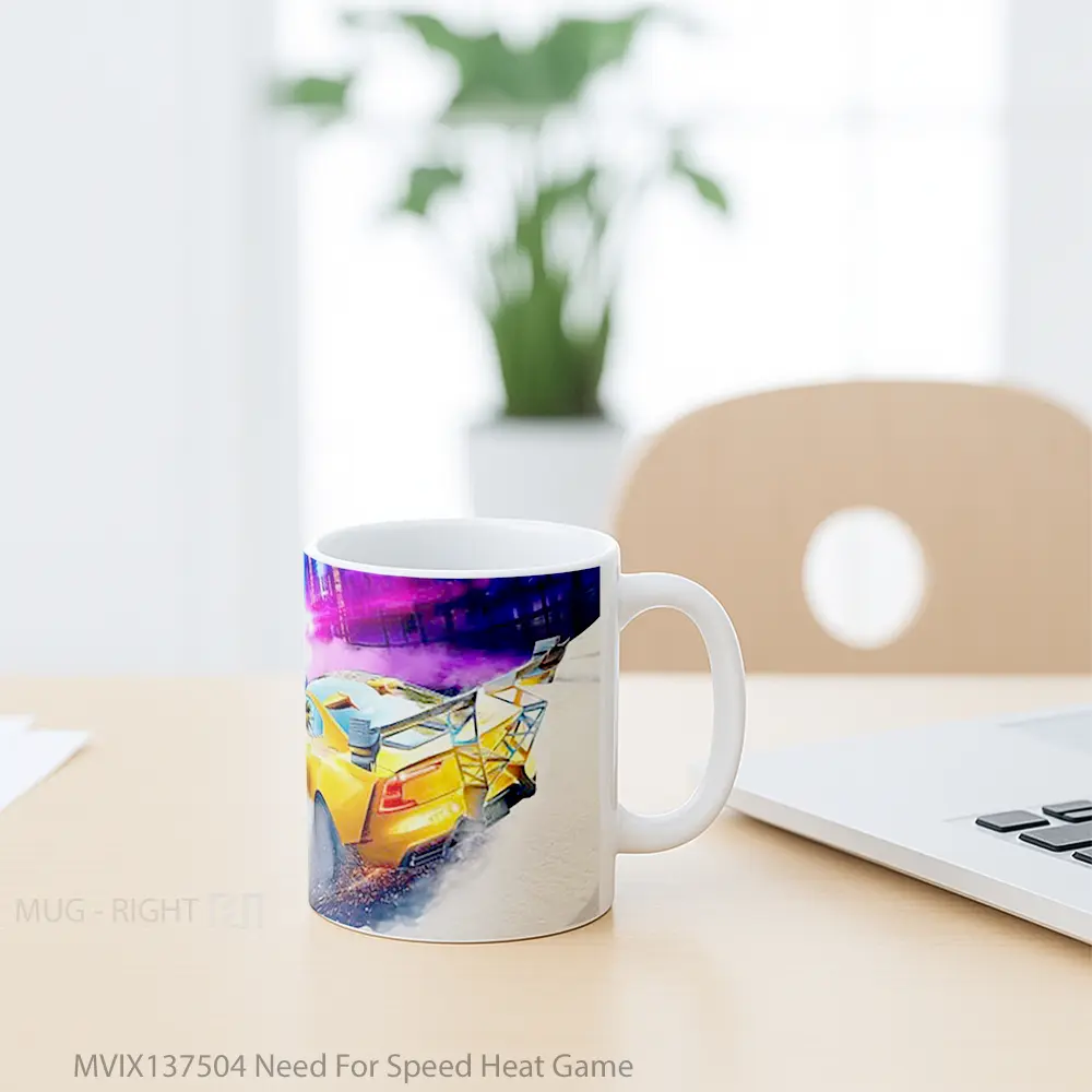 Mug Need For Speed Heat Game Cangkir Gamer - All-side / Desain