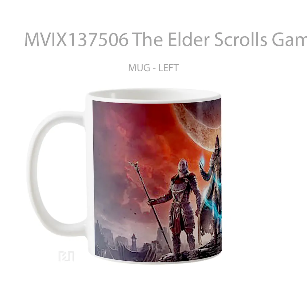 Mug The Elder Scrolls Game Cangkir Gamer - All-side / Desain