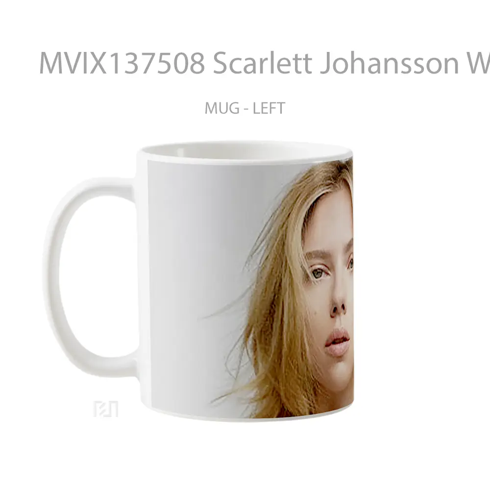 Mug Scarlett Johansson With No Make Up Gelas Selebriti - All-side / Desain
