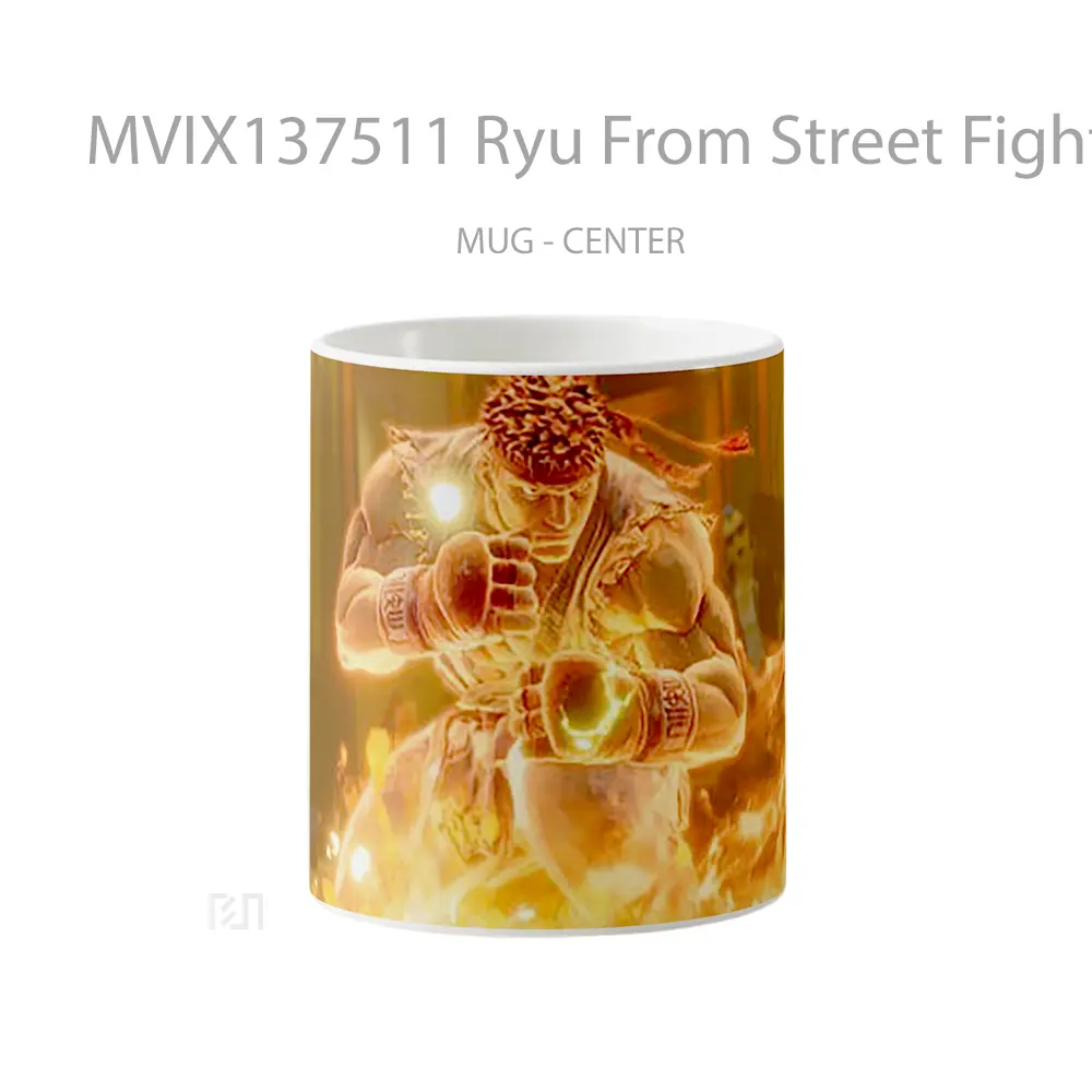 Mug Ryu From Street Fighter Cangkir Gamer