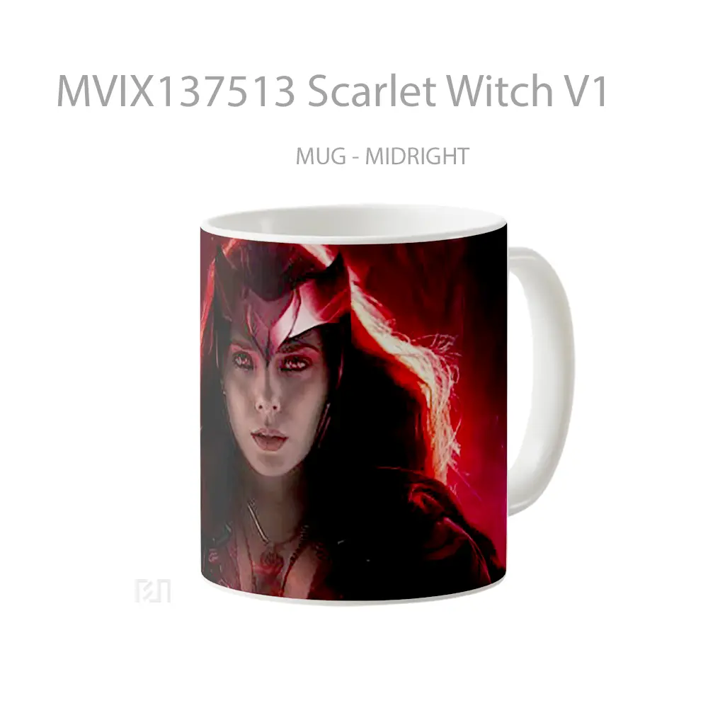 Mug Scarlet Witch V1 Gelas Superhero - All-side / Desain