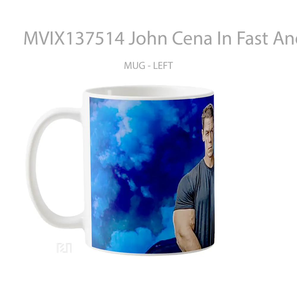 Mug John Cena In Fast And Furious 9 Gelas Keramik Unik - All-side / Desain