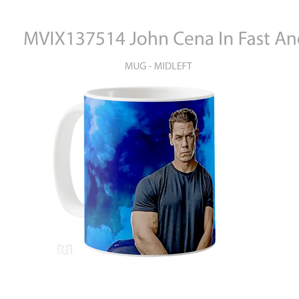 Mug John Cena In Fast And Furious 9 Gelas Keramik Unik - All-side / Desain
