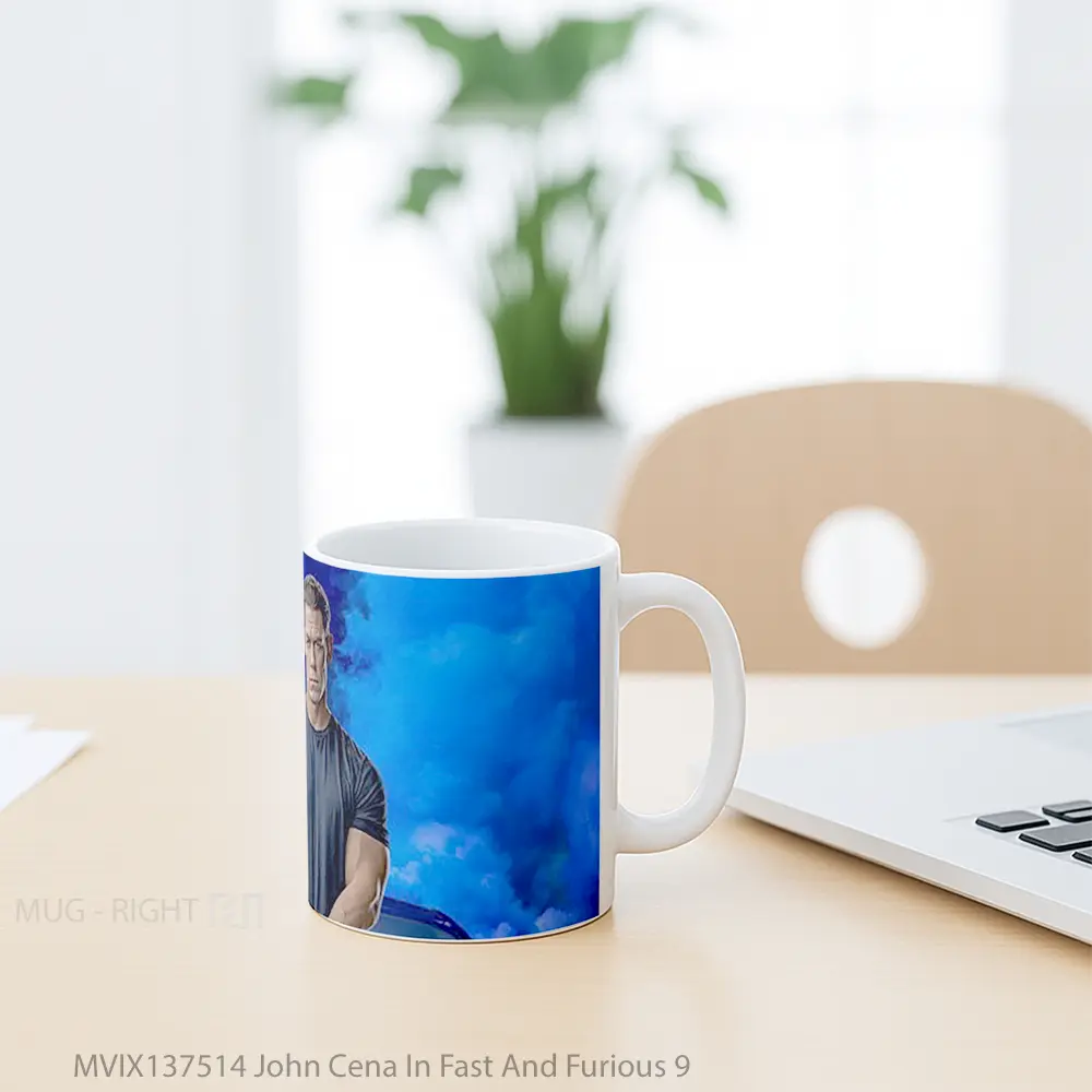 Mug John Cena In Fast And Furious 9 Gelas Keramik Unik - All-side / Desain