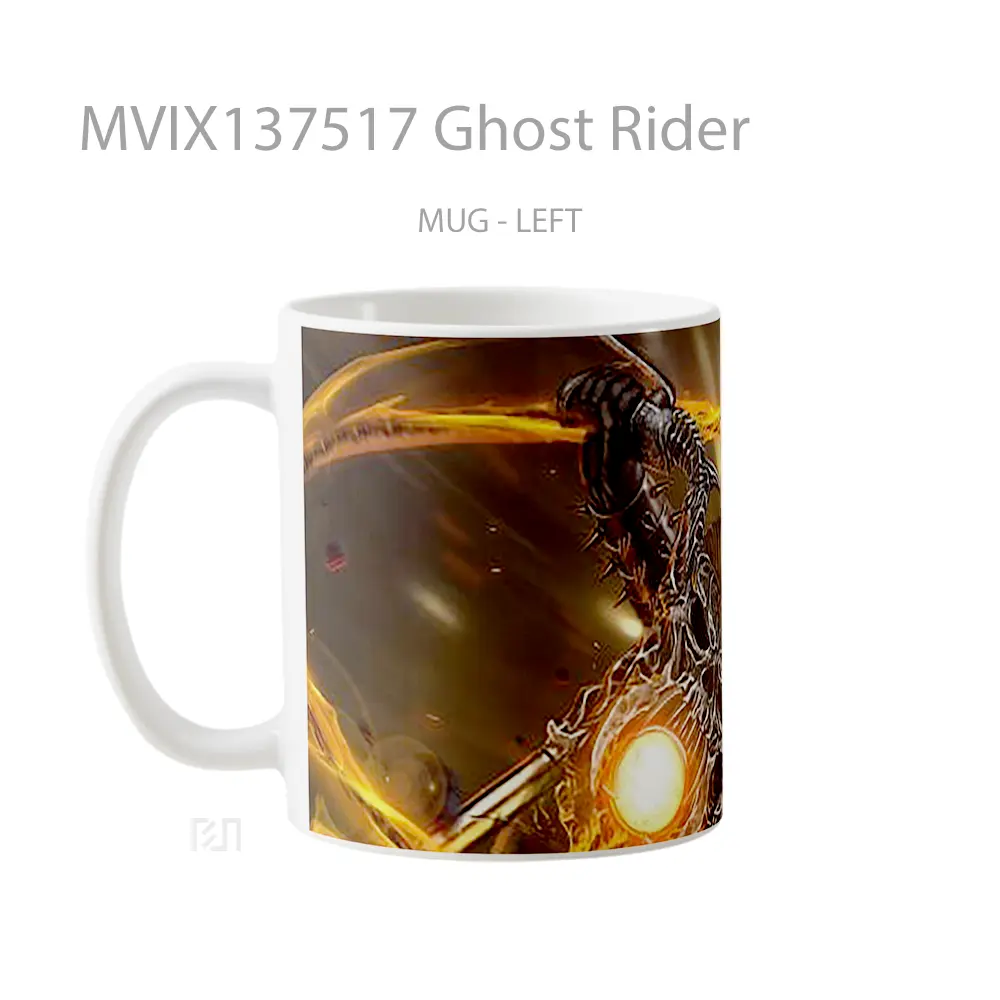 Mug Ghost Rider Gelas Superhero - All-side / Desain
