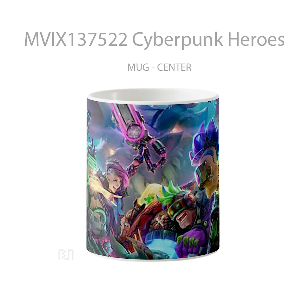 Mug Cyberpunk Heroes Cangkir Gamer