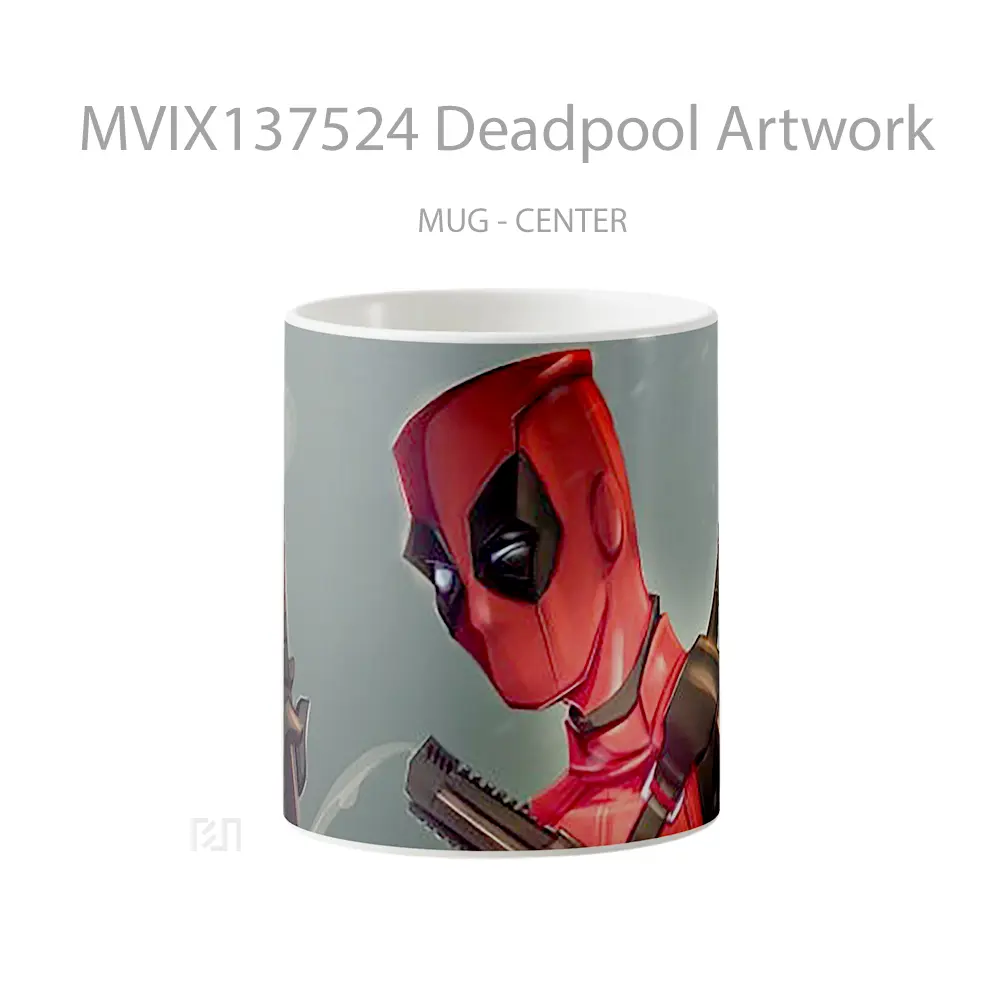 Mug Deadpool Artwork Gelas Superhero