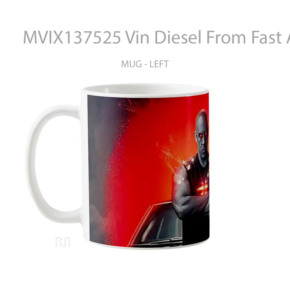 Mug Vin Diesel From Fast And Furious Gelas Keramik Unik - All-side / Desain
