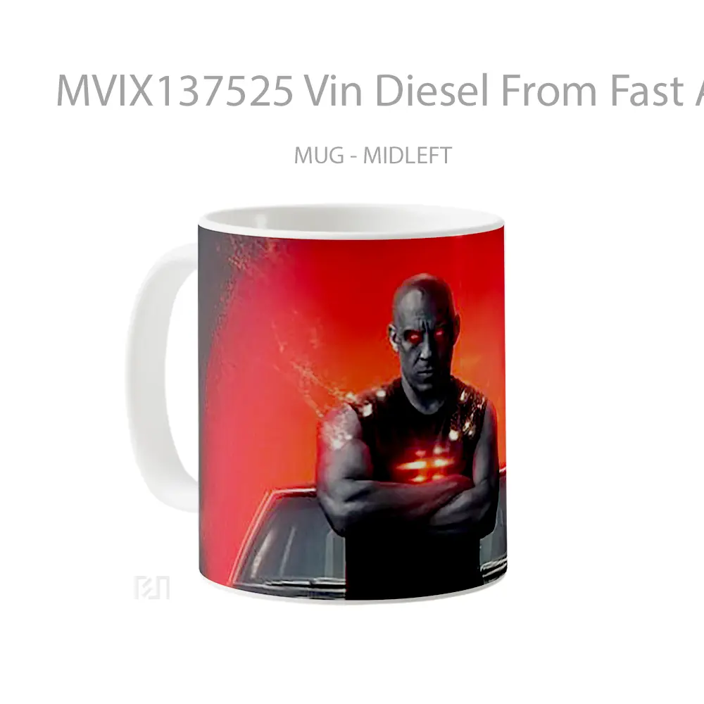Mug Vin Diesel From Fast And Furious Gelas Keramik Unik - All-side / Desain