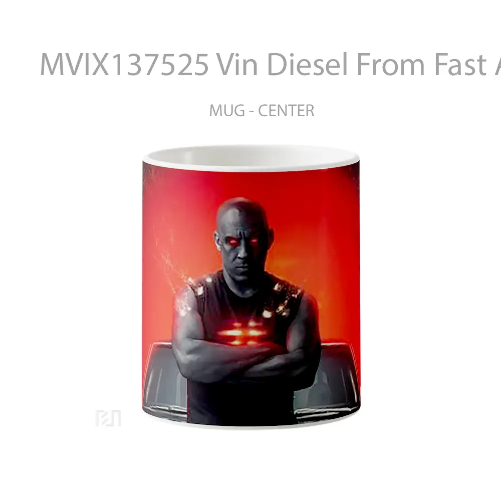 Mug Vin Diesel From Fast And Furious Gelas Keramik Unik