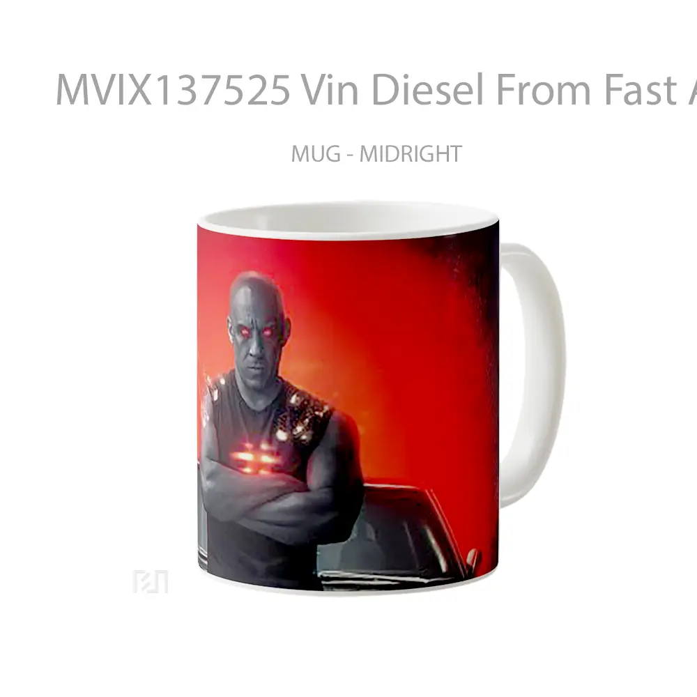 Mug Vin Diesel From Fast And Furious Gelas Keramik Unik - All-side / Desain