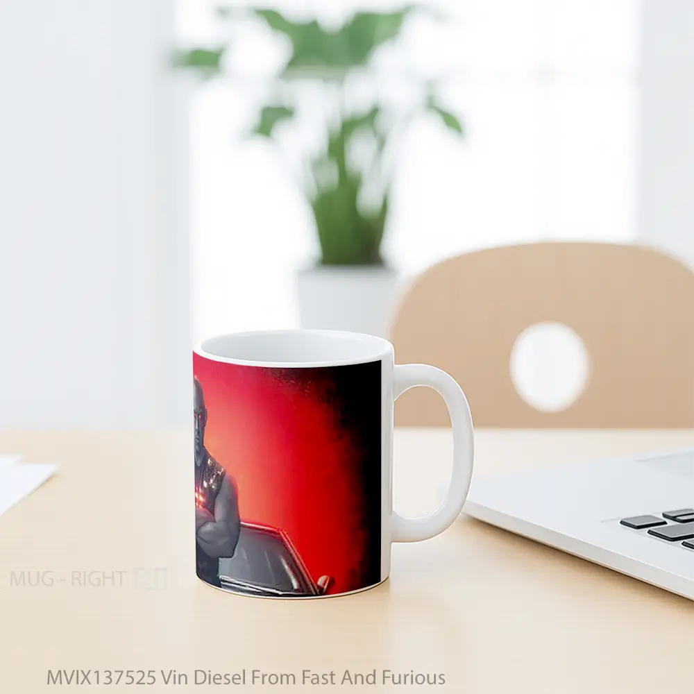 Mug Vin Diesel From Fast And Furious Gelas Keramik Unik - All-side / Desain