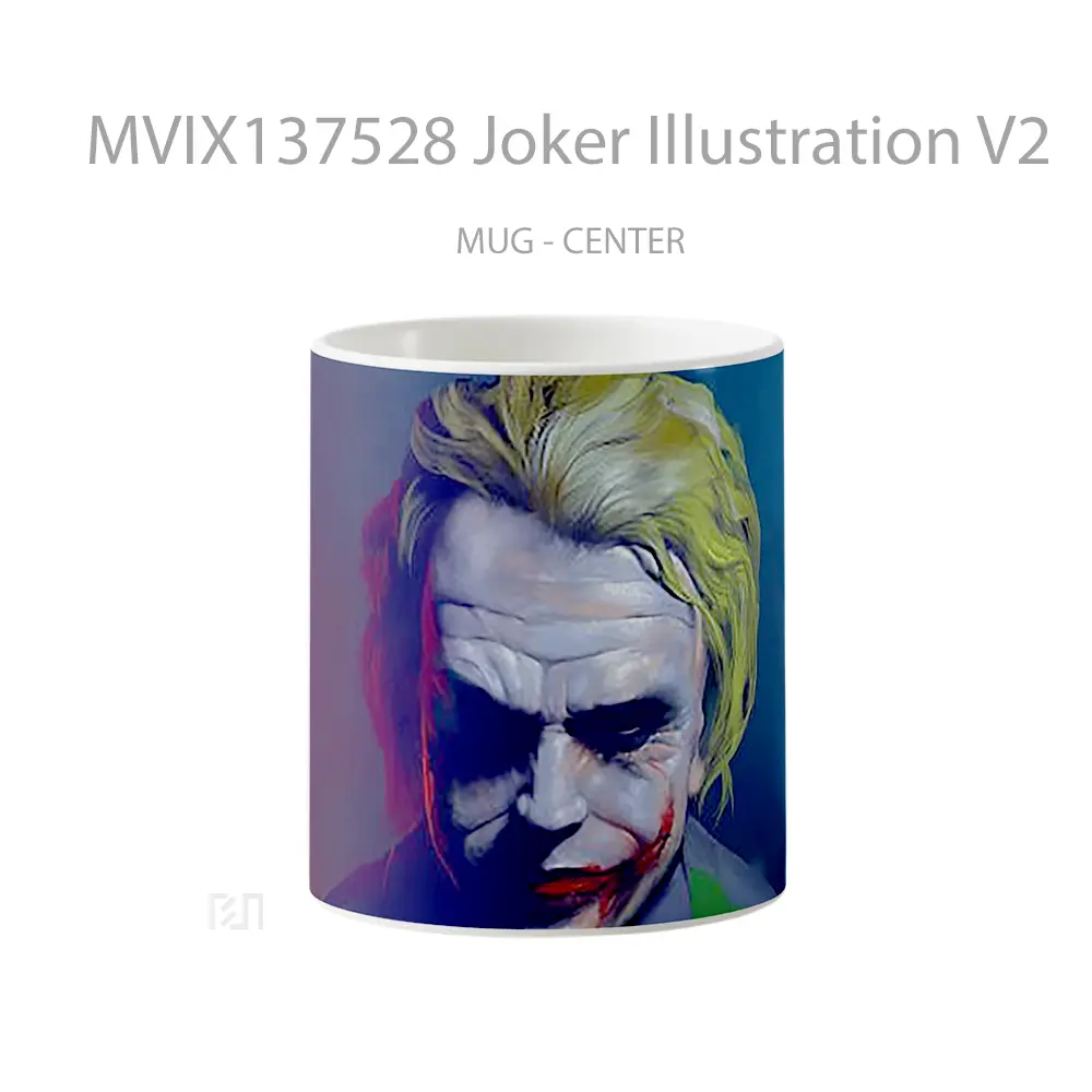 Mug Joker Illustration V2 Gelas Superhero