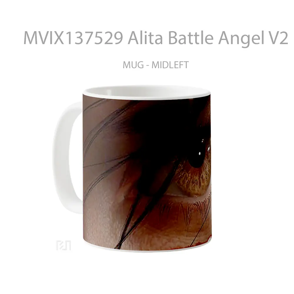Mug Alita Battle Angel V2 Gelas Fantasi - All-side / Desain