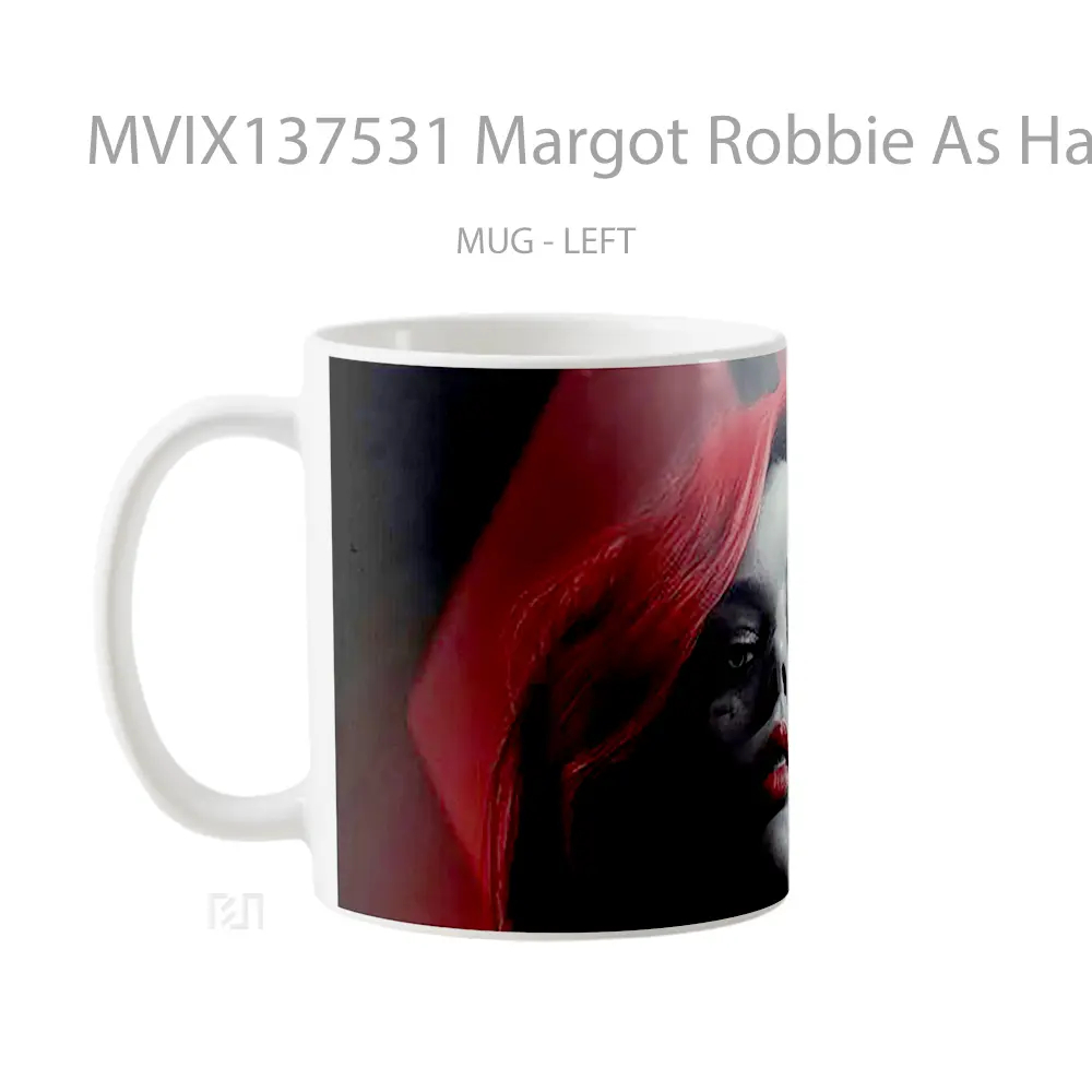 Mug Margot Robbie As Harley Quinn Gelas Keramik Unik - All-side / Desain
