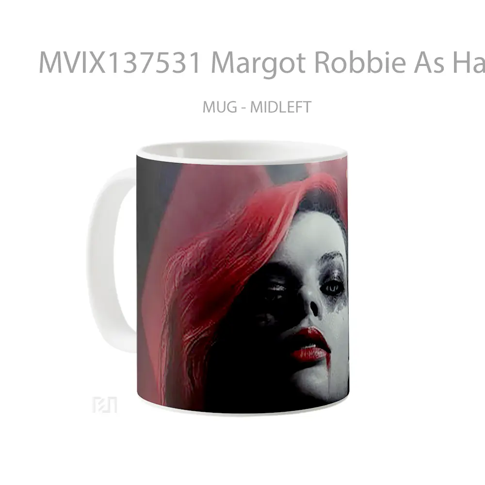 Mug Margot Robbie As Harley Quinn Gelas Keramik Unik - All-side / Desain
