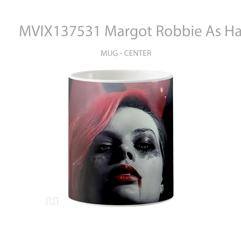 Mug Margot Robbie As Harley Quinn Gelas Keramik Unik