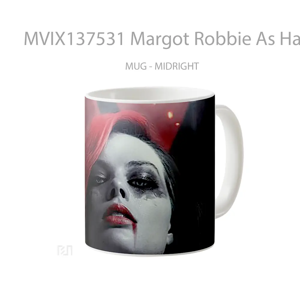 Mug Margot Robbie As Harley Quinn Gelas Keramik Unik - All-side / Desain