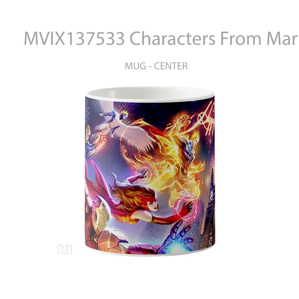 Mug Characters From Marvel Gelas Superhero