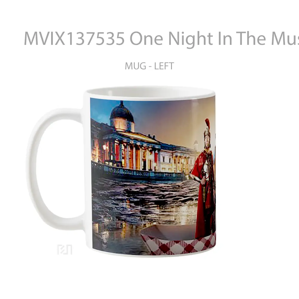 Mug One Night In The Museum 3 Gelas Keramik Unik - All-side / Desain