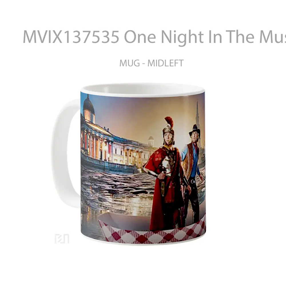 Mug One Night In The Museum 3 Gelas Keramik Unik - All-side / Desain