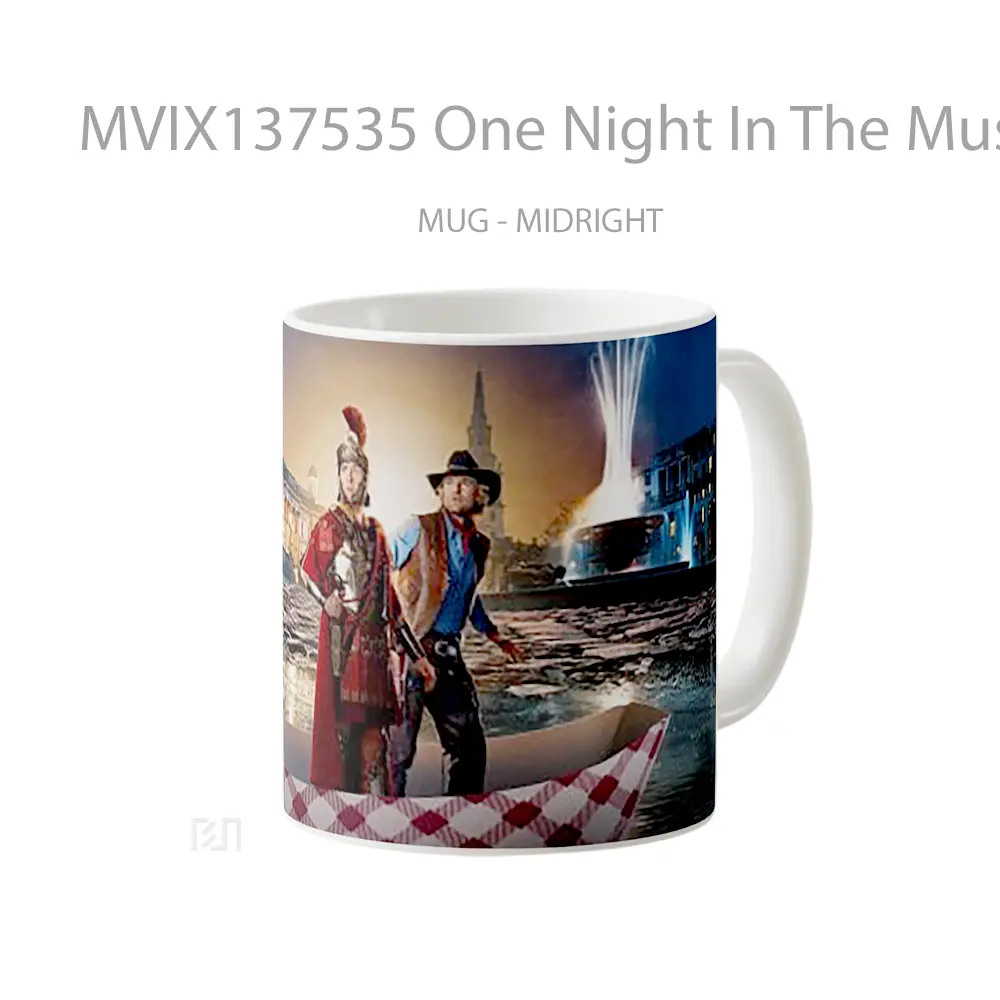 Mug One Night In The Museum 3 Gelas Keramik Unik - All-side / Desain