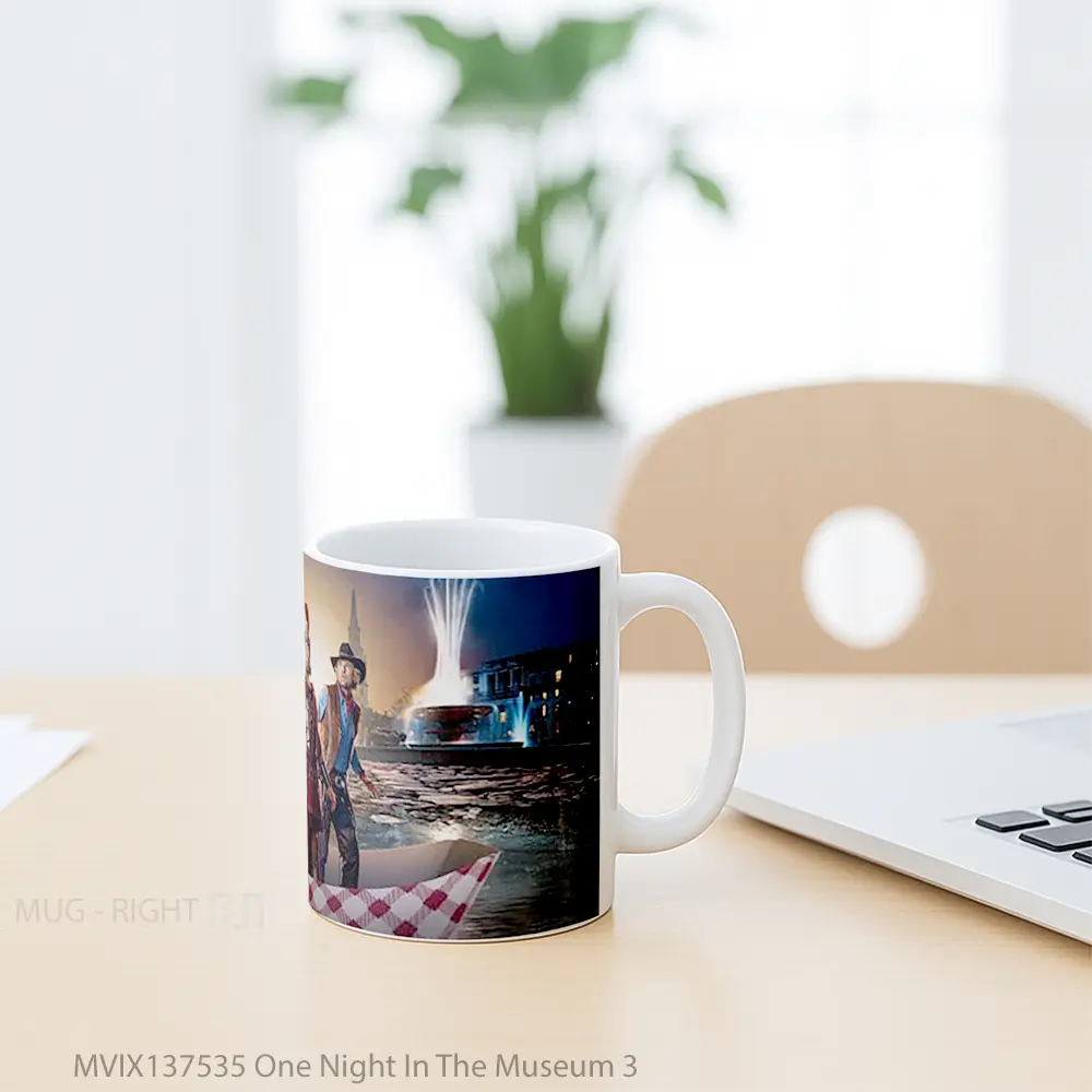 Mug One Night In The Museum 3 Gelas Keramik Unik - All-side / Desain