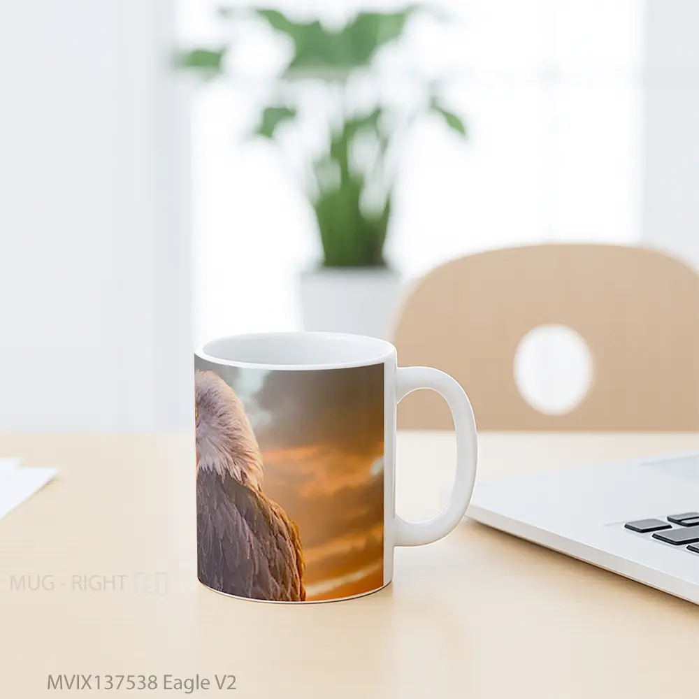 Mug Eagle V2 Gelas Hewan Lucu - All-side / Desain