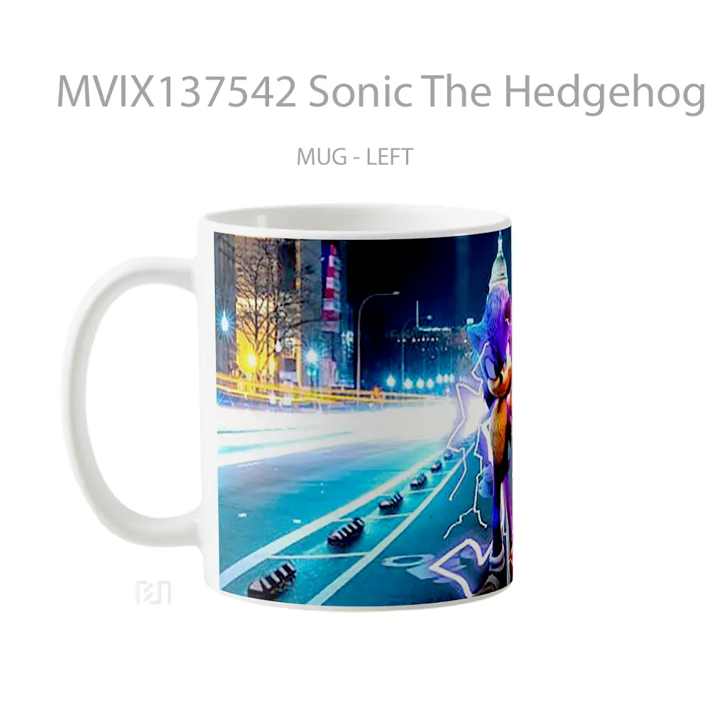 Mug Sonic The Hedgehog V5 Gelas Keramik Unik - All-side / Desain