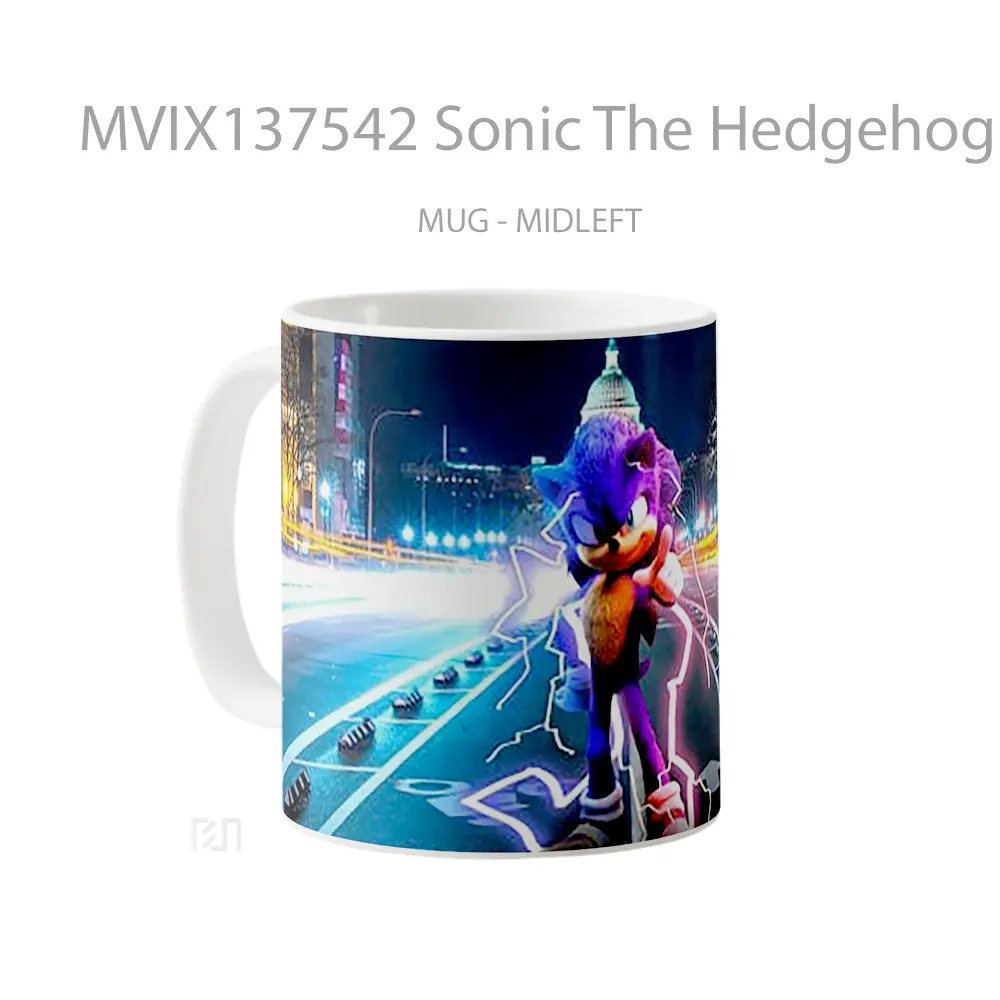 Mug Sonic The Hedgehog V5 Gelas Keramik Unik - All-side / Desain