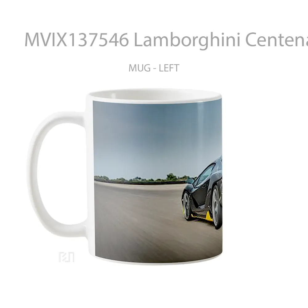 Mug Lamborghini Centenario V3 Cangkir Mobil - All-side / Desain