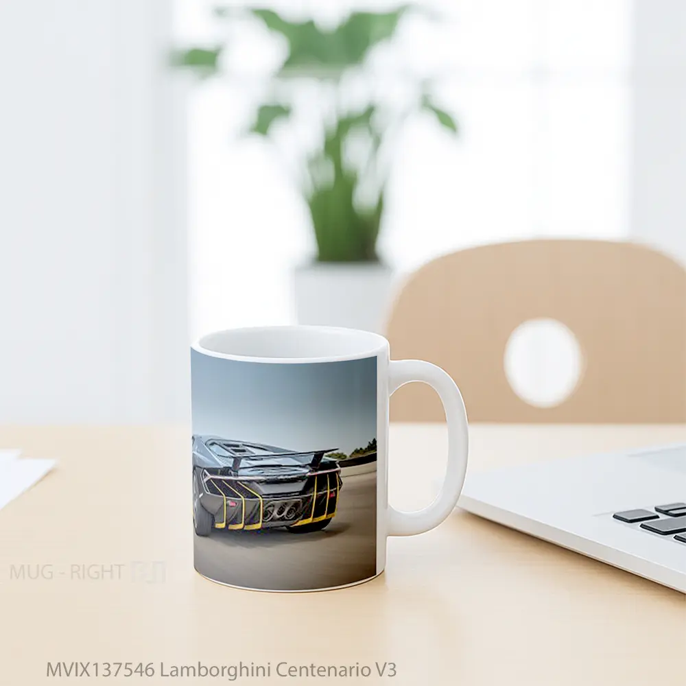 Mug Lamborghini Centenario V3 Cangkir Mobil - All-side / Desain