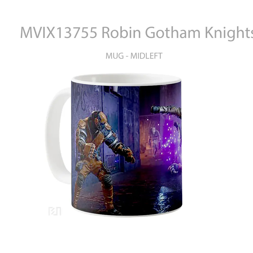 Mug Robin Gotham Knights Fighting Game Gelas Superhero - All-side / Desain