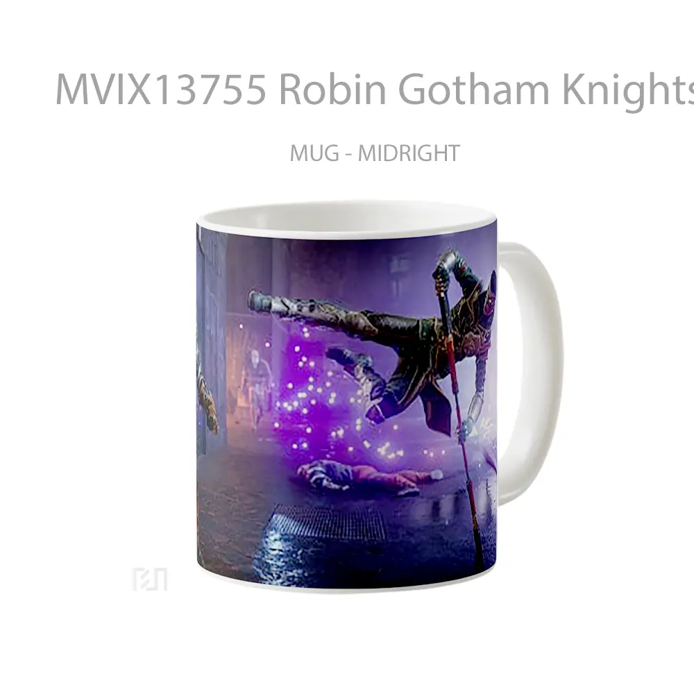 Mug Robin Gotham Knights Fighting Game Gelas Superhero - All-side / Desain