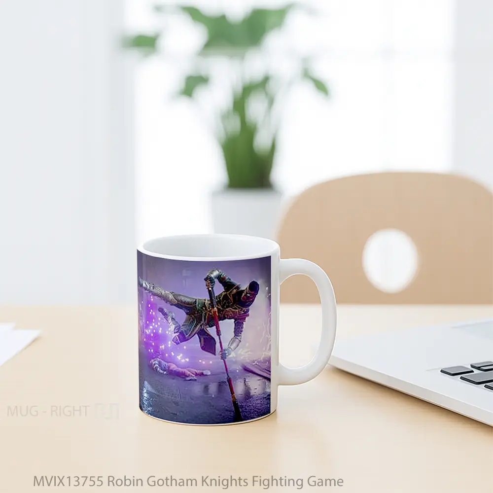 Mug Robin Gotham Knights Fighting Game Gelas Superhero - All-side / Desain