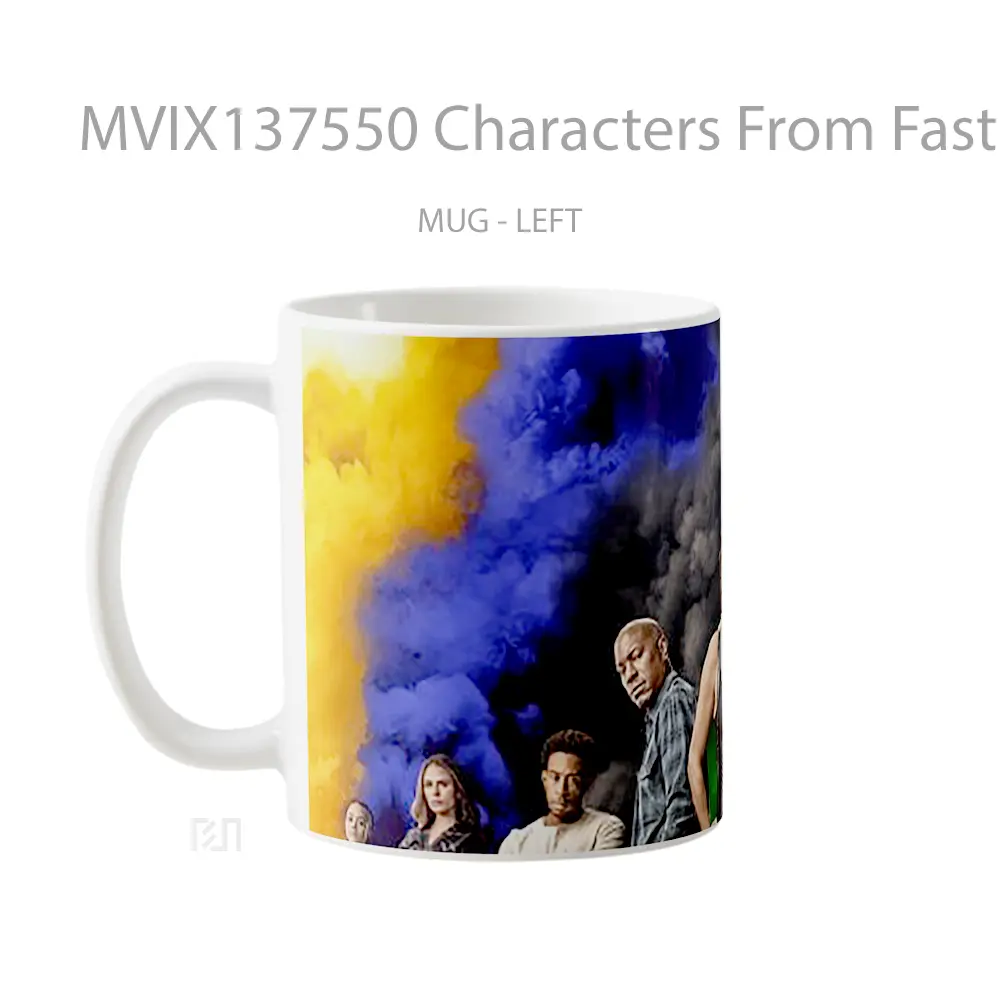 Mug Characters From Fast And Furious 9 Gelas Keramik Unik - All-side / Desain