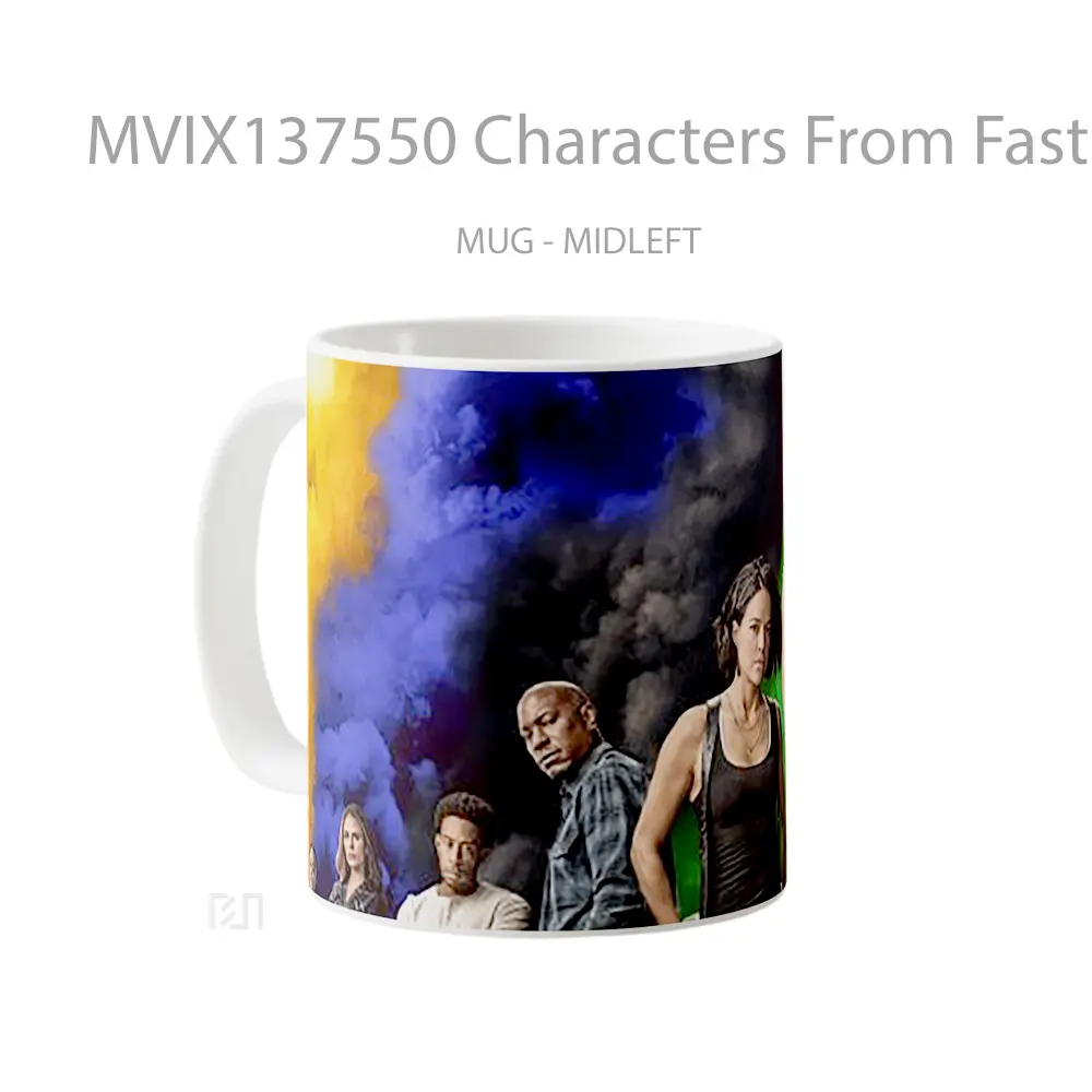 Mug Characters From Fast And Furious 9 Gelas Keramik Unik - All-side / Desain